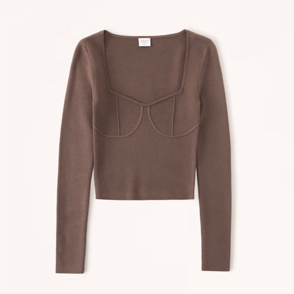 Abercrombie Corset Sweater Top